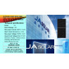 JA Solar 420W Mono MBB PERC Half-Cell Black Frame Rigid Solar Panel - JAM54S-30-420-LR-BF