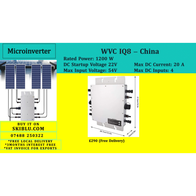 Microinverter - WVC IQ8  4Ports (Made in China)