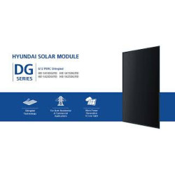 Hyundai DG Series 410W All-Black Solar Panel | HiE-S410DG(FB)